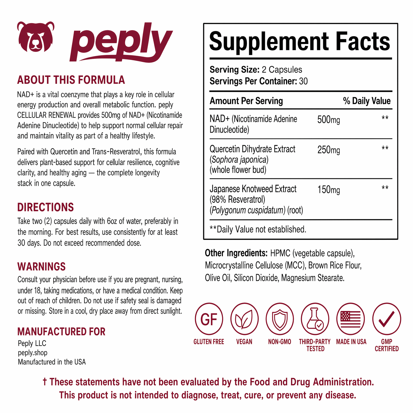 Peply Cellular Renewal Daily Capsules1