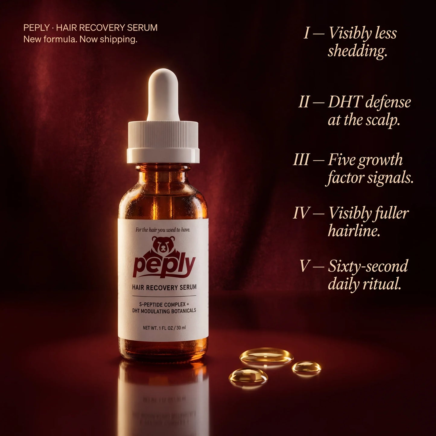 Peptide Hair Growth Serum